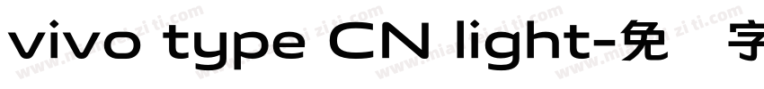 vivo type CN light字体转换